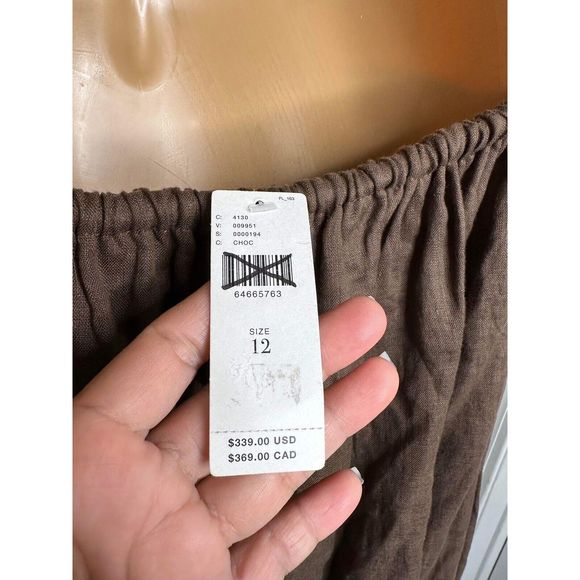 Anthropologie Faithfull Halter Cutout Linen Midi Dress $339 - Picture 7 of 7